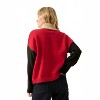 Women's Color Block Turtle Neck Cable Knit Sweater - PROMESA - 2 of 2