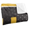 Xavier University Of Louisiana Logo Dots Silky Touch Blanket White 50x60 - 3 of 4