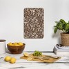 Avenie Mushrooms In Neutral Brown Cutting Board Rectangle -Deny Designs - 3 of 3