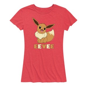 Women's - Pokémon - Eevee Short Sleeve Graphic T-Shirt - 1 of 4