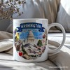 Artistic Washington State Themes and Landmarks Mug (Non-Custom Only)| OrnamentallyYou - 3 of 4