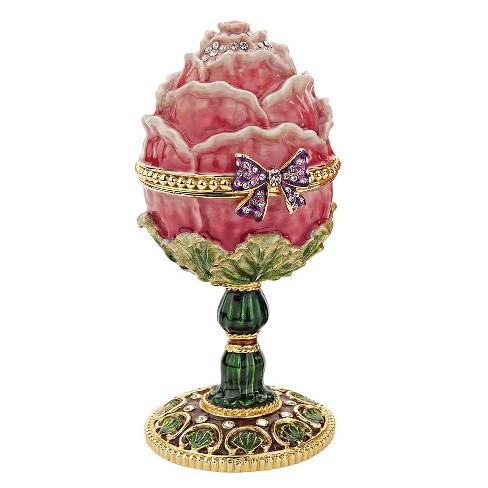 Design Toscano A Garden Rose Treasure Romanov Style Enameled Eggs : Target