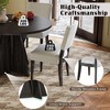 YOOCOZZ 5-Piece Retro Round Dining Set for 4 with Unique Base - 2 of 4