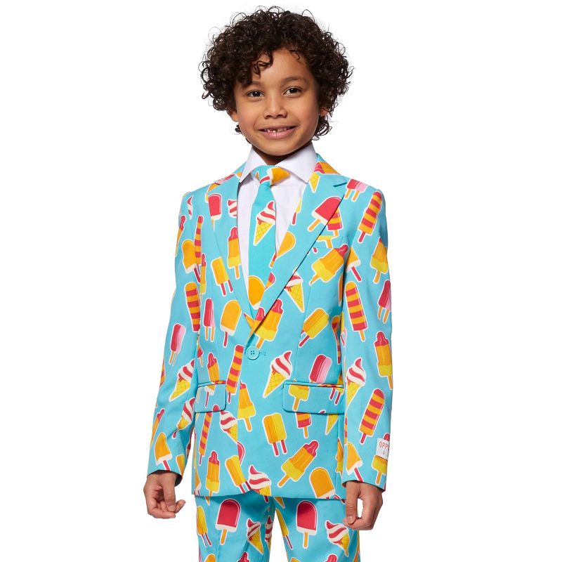 OppoSuits Printed Theme Party Boys Suits, 3 of 7