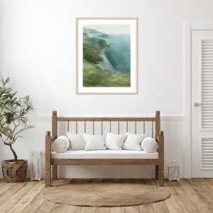 Amanti Art Echoes of a Shoreline Wood Framed Wall Art Print - 1 of 4