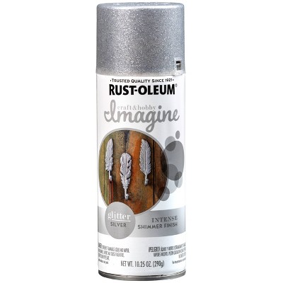 Rust-Oleum 10.25oz Imagine Glitter Spray Paint Silver