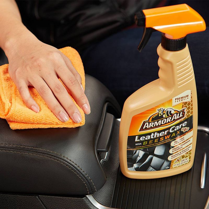 Armor All 16oz Leather Care with Beeswax Automotive Interior Cleaner, 4 of 5