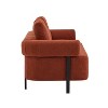 PAGED 3 Seater Upholstered Sofa Oversized Comfy Couch with 3 Plush Pillows, Rolled Armrests for Living Room, Home Office - 4 of 4
