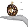 Old World Christmas Blown Glass Ornament for Christmas Tree, Chocolate Sprinkles Donut - 4 of 4