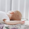 Sweet Jojo Designs Girl Baby Bassinet Fitted Sheets Set Peony Floral Garden Purple Ivory and Green 2pc - 3 of 4