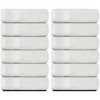 White Classic Luxury 100% Cotton Washcloths Set of 12 - 13x13" - 2 of 4