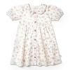 Makemake Organics Organic Puff Sleeve Collar Dress - English Roses , 3-4 Years - 2 of 4