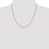 Black Bow Jewelry 1.5mm 14k Yellow Gold Solid Cyclone Chain Necklace - 2 of 4