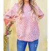 Women's Leopard Foil Summer Sweater - And The Why - 3 of 3