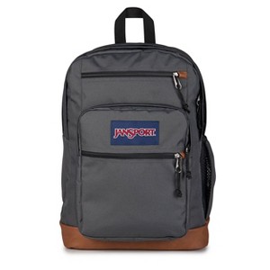 15in laptop jansport backpack leather bottom Cool Backpack, with 15-inch Sleeve cut padded shoulder straps and a printed liner add comfort and a little extra style inside and out JanSport Cool Student 17" Backpack