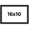 PosterPalooza | 16x10 Thin Barnwood Picture Frame, UV Acrylic, 2 Finishes - Grey and Black - 2 of 4