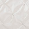 VYNXARIA Tufted Semi-Sheer Shower Curtain£¬Semi-sheer Lightweight faux silk fabric£¬White - 4 of 4