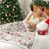 Cozy Bliss Christmas Gnome Throw Blanket – Ultra Soft Fuzzy Blanket for Holiday Home Decor - 4 of 4