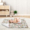 Sweet Jojo Designs Girl Baby Swaddle Blanket Vintage Floral Pink Green and Yellow - 3 of 4