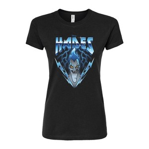 Women's - Disney Villains - Hades Glam Rock Juniors Fitted Graphic T-Shirt - 1 of 3