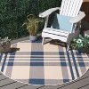 Courtyard CY6201 UV & Stain Resistant Non-Shedding Power Loomed Indoor/Outdoor Rugs - Safavieh - 3 of 4