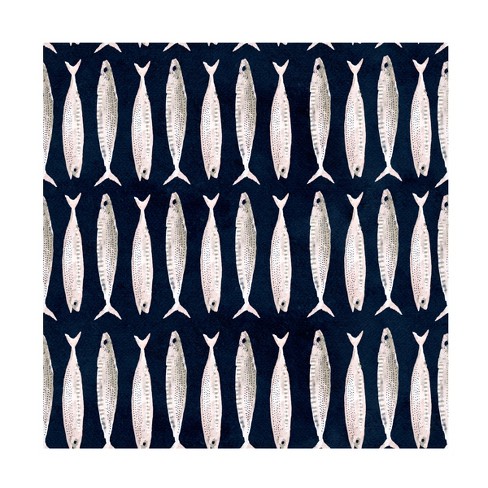 Trademark Fine Art - Katie O'shea Fish Pattern I Canvas Art - 24 X 24 ...