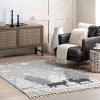 Nuloom Jade Holiday Reindeer Tasseled Indoor Area Rug - 2 of 4