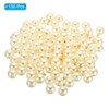 Unique Bargains Beautiful Designer DIY Jewelry Making Faux Pearl Pendants 150 Pcs Gold Beige 0.47" - 3 of 4