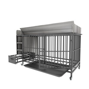Gulches 48in H x 47in W x 24in D StoreCage Deluxe Black Smoke 1 Pack Cat Dog Livestock Supplies Product type - 1 of 4