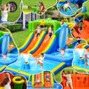 VisioGear Inflatable Water Parks, 9 in 1 Inflatable Bounce House with Soak Pool, Multicolored, 238"*164"*67" - 3 of 4