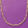 Ross-Simons Italian 3mm 14kt Yellow Gold Elongated Cable-Link Necklace - 3 of 4