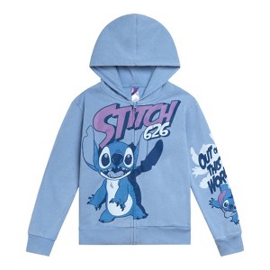 Disney Toy Story Mickey Mouse Lilo & Stitch Fleece Zip Up Hoodie Little Kid to Big Kid - 1 of 4