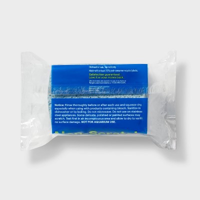 Non-Scratch Scrub Multi-Surface Sponges - 3ct - up&up™: Cellulose Material