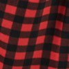 plaid black & red