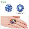 Unique Bargains Pave Crystal Sparkly Round Necklace Bracelet Rhinestone Beads 100 Pcs - 2 of 4