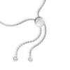 Ross-Simons 1.30 ct. t.w. Sapphire and .20 ct. t.w. Diamond Bolo Bracelet in Sterling Silver Size - 3 of 4
