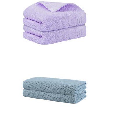 REGALWOVEN Bath Hands Towel Sets For Bathroom, Gym, SPA 2 Pack