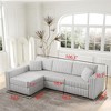 CAVINAS Soft Modular Sectional Sofa, Modern & Plush Sectional Couches -Living Room Furniture Loveseat Sofa for Bedroom, Living Room - 2 of 4