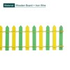 Unique Bargains Dollhouse Home DIY Decorative Miniature Ornament Wood Picket Fence - 3 of 4
