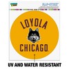Loyola University Chicago Ramblers Automotive Car Window Locker Circle Bumper Sticker - 2 of 4