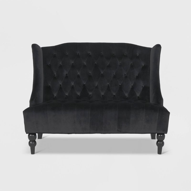 Leora Winged Loveseat - Christopher Knight Home, 1 of 9