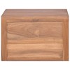vidaXL Wall-mounted Bathroom Cabinet 17.7 in.x17.7 in.x11.8 in. Solid Teak Wood - 4 of 4