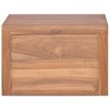 vidaXL Wall-mounted Bathroom Cabinet 17.7 in.x17.7 in.x11.8 in. Solid Teak Wood - image 4 of 4