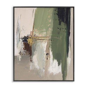 Stupell Industries Green & Tan Brush Strokes, 11" x 14" - 1 of 4