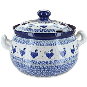 Blue Rose Polish Pottery 190 Ceramika Artystyczna Soup Tureen - 1 of 1