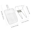 Darware Commercial Ice Scoop w/ Metal Holder; 58-Fluid Ounces Capacity - 3 of 4