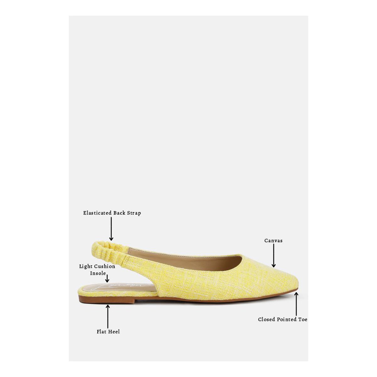 Обувь London Rag Womens Amirah Slingback Ballet Flats 8 — фото 6