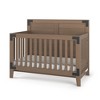 Child Craft Lucas 4-in-1 Convertible Crib, Converts to Day Bed, Toddler Bed and Full Size Bed, 3 Mattress Positions, Baby Safe Finish (Dusty Heather) - 4 of 4