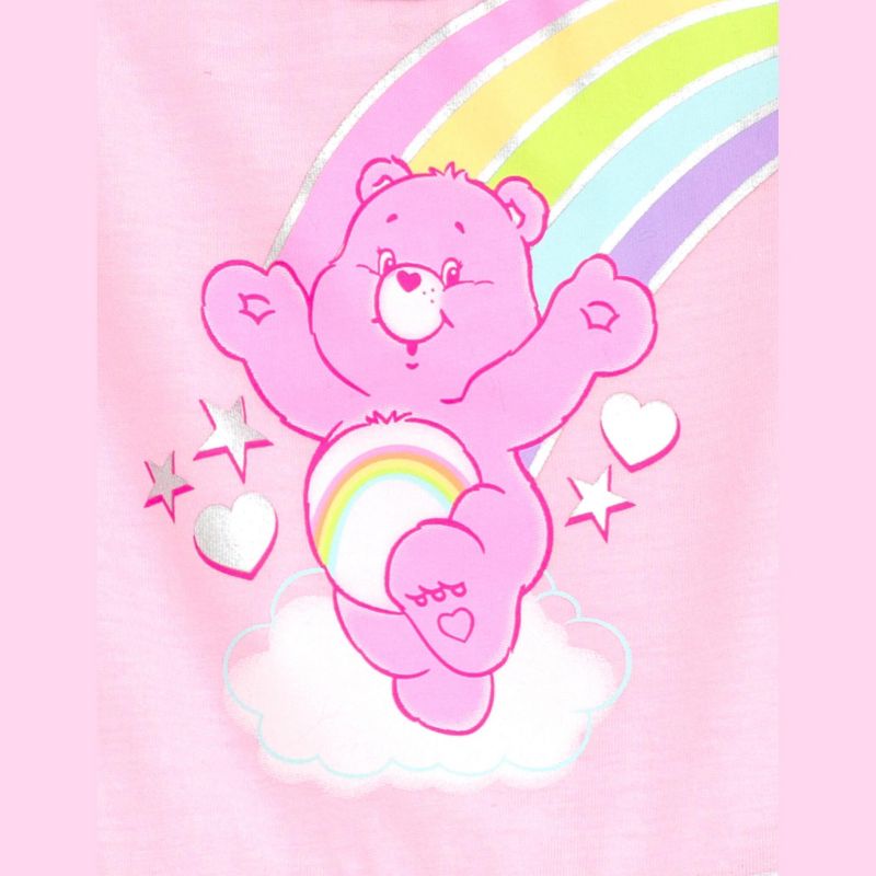 Care Bears Cheer Bear Rainbow Girls Tulle Dress Toddler, 3 of 7