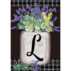 Briarwood Lane Everyday Garden Flag 12x18 For Outdoor Farmhouse Monogram Letter L Garden Flag Flags For Outside - 1 of 4